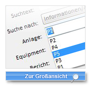 Recherche-Tool * Erweiterte Suche * Elektronisches Schichtbuch * Digital Shiftbook